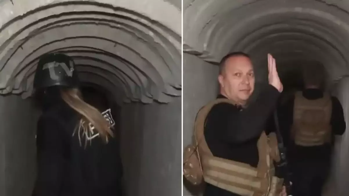 Muhaliflerin ele geçirdiği Tel Rıfat’taki terör tünelleri ilk kez görüntülendi