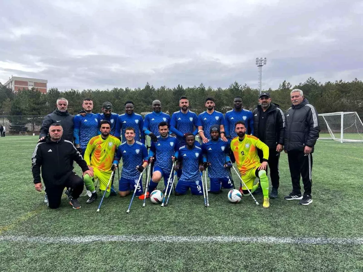 Şahinbey Belediyesi Ampute Futbol Takımı, ODTÜ’yü 4-0 Mağlup Etti