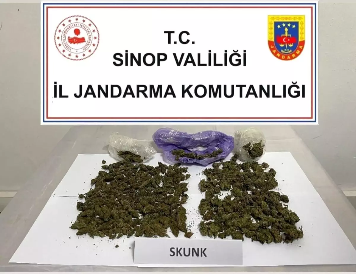 Yolcu Otobüsünde 308,9 Gram Skunk Ele Geçirildi