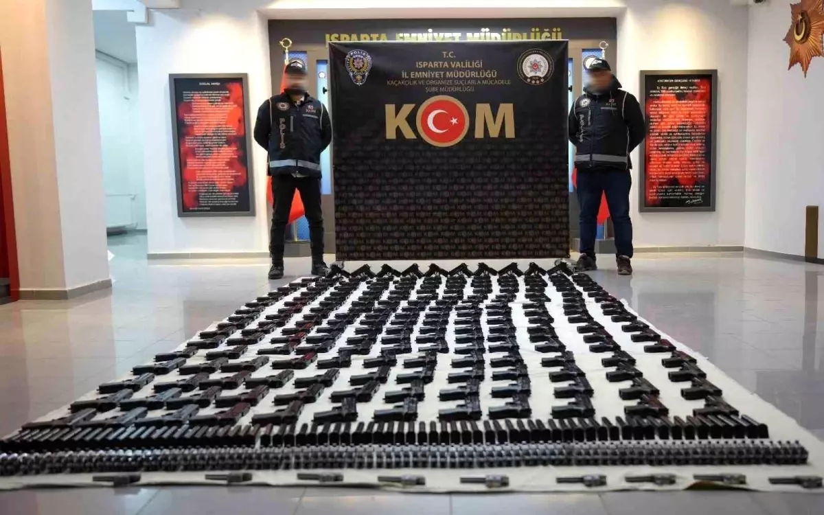 Isparta’da Ruhsatsız Silah Operasyonu