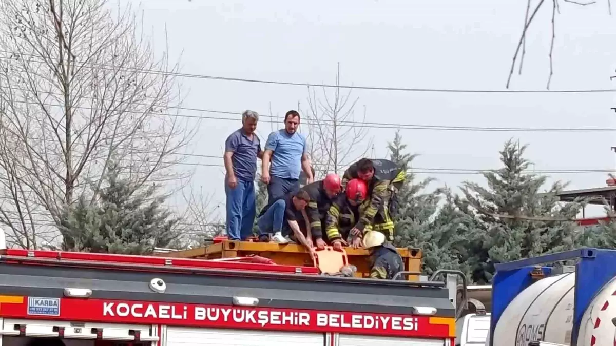Körfez’de Tır Tankına Düşen İşçi Ağır Yaralandı
