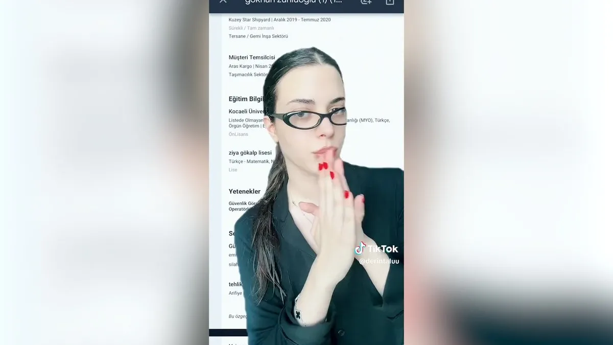 Derin Talu sevgili kriterlerini açıklamıştı! Tek tek CV inceledi: İşte sosyal medyayı sallayan o görüntü